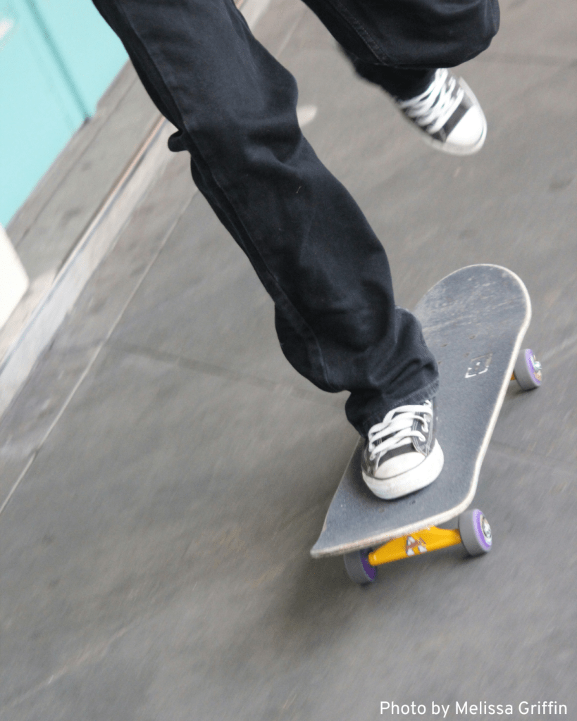 There a many skateboard types and the first one is the traditional shortboard skateboard where you see this guy riding on a smooth surface.